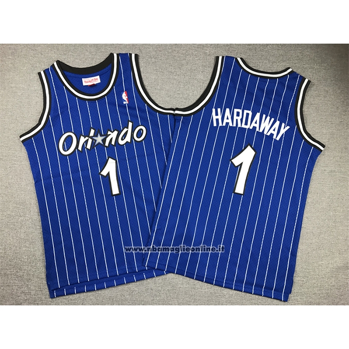 Maglia Bambino Orlando Magic Penny Hardaway #1 Mitchell & Ness 1994-95 Blu